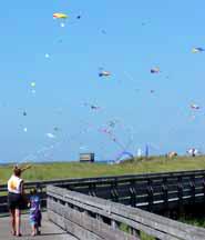 Katelyn, Diana, and kites at the beach